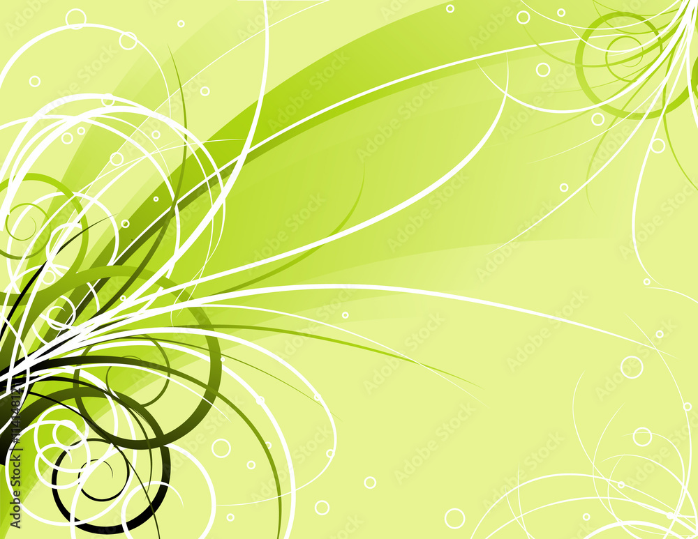 Beautiful floral scroll Beautiful floral scroll