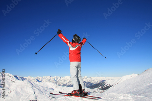 Skiurlaub - Bergpanorama