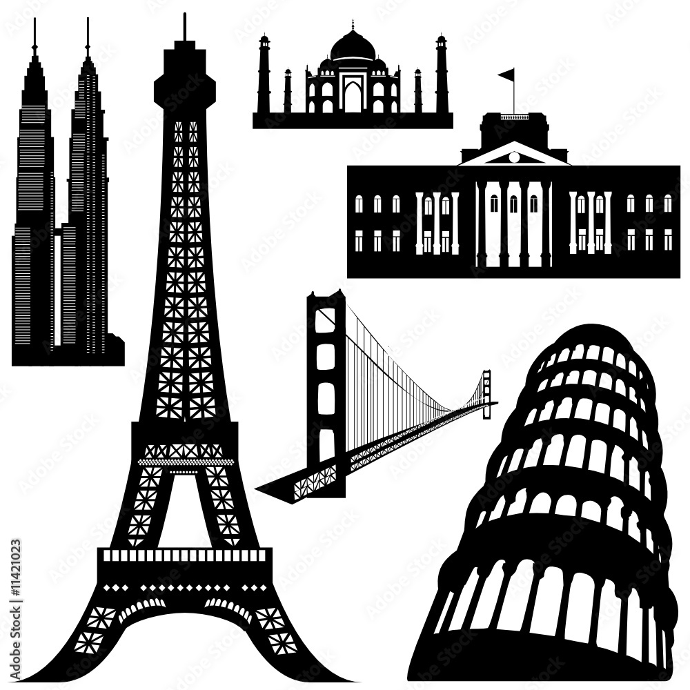 Obraz premium architecture building vector