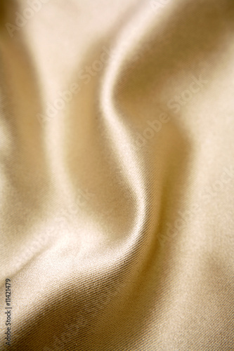 Brown golden silk fabric