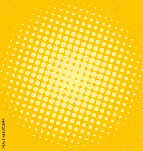 Summer halftone dotted background