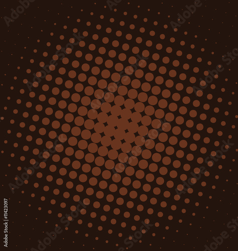 Chocolate and coffee dots