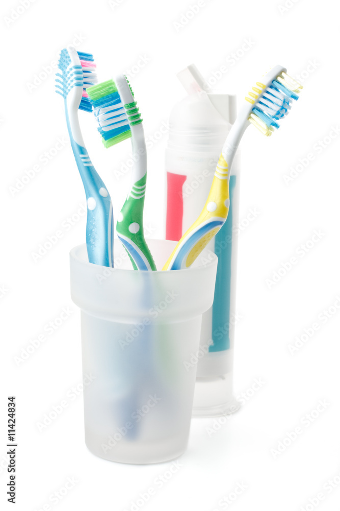 Tooth-brush and tooth-paste Tooth-brush and tooth-paste