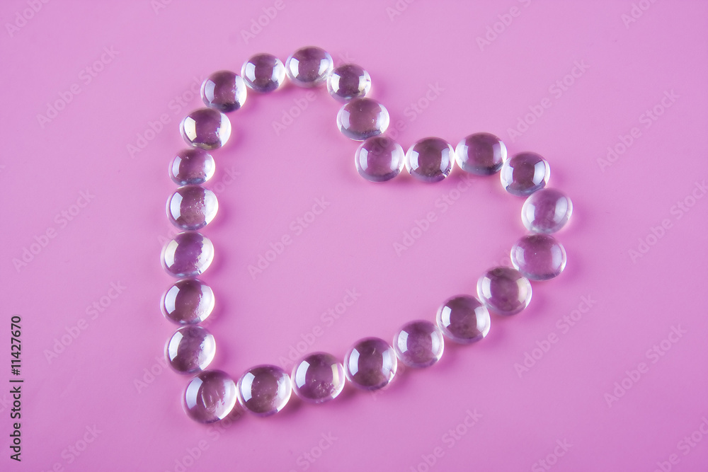 Obraz premium glass heart