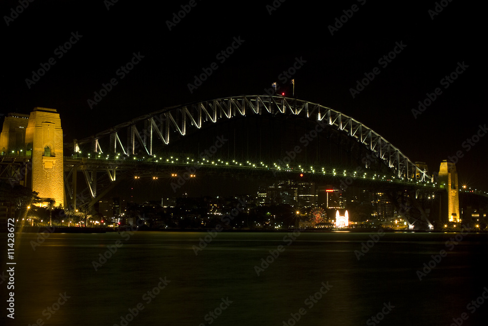 Harbour Bridge bei Nacht