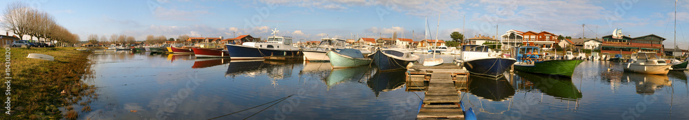 pinasses au port de La Teste