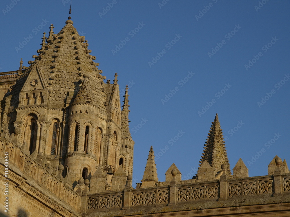 Cimborrio de la catedral vieja de Salamanca (España)
