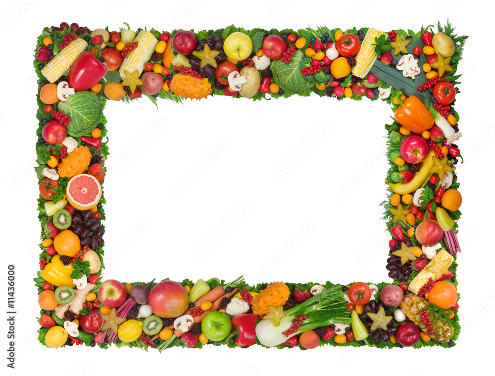 Fruit and vegetable frame Fruit and vegetable frame
