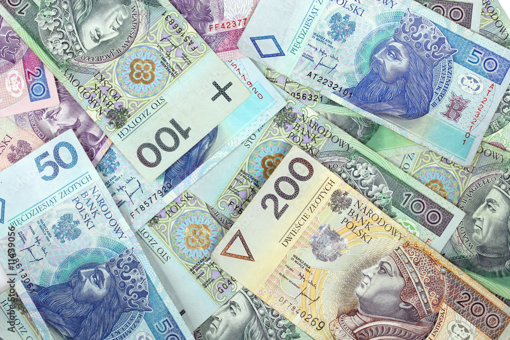 Obraz premium Polish money
