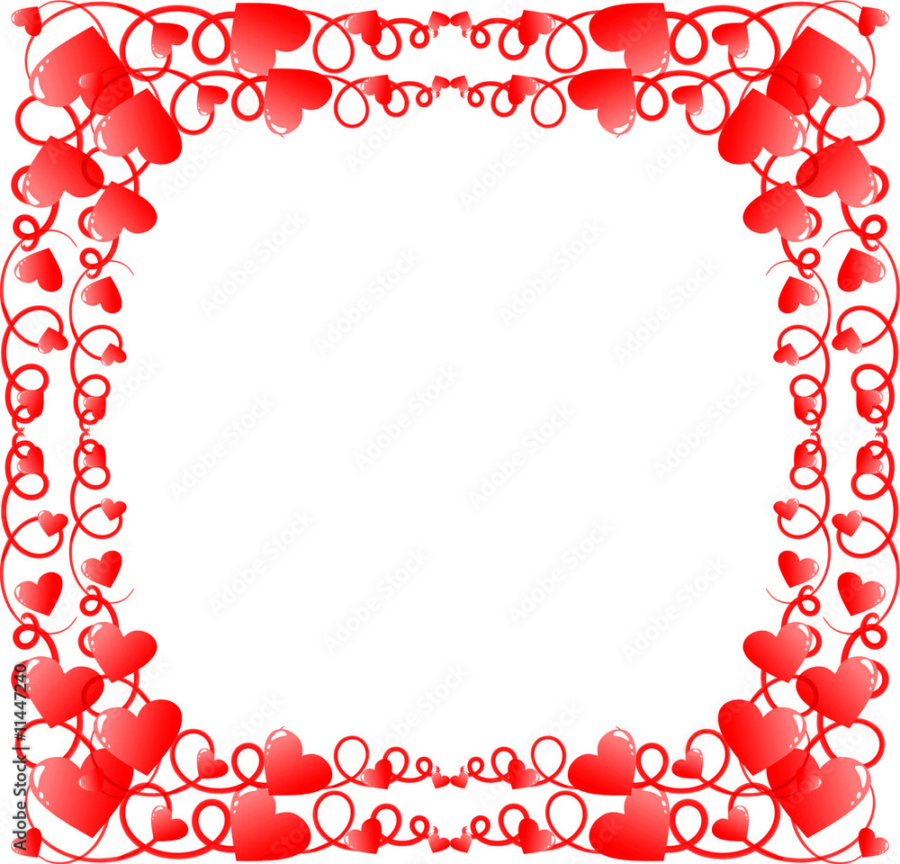 Obraz premium heart frame