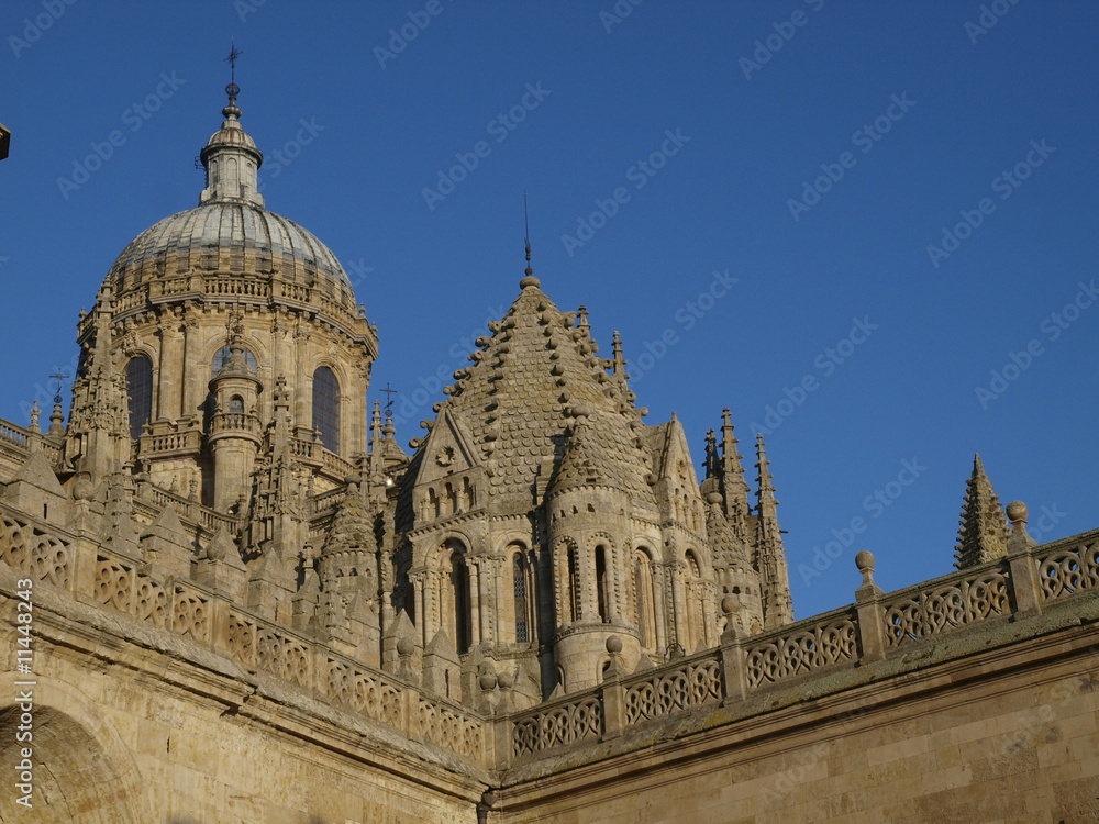 Cimborrios de las catedrales vieja y nueva de Salamanca