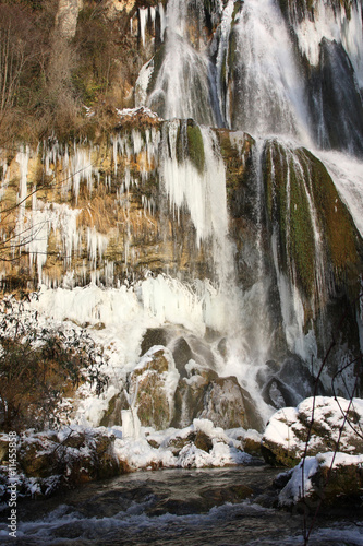 cascade glacée photo