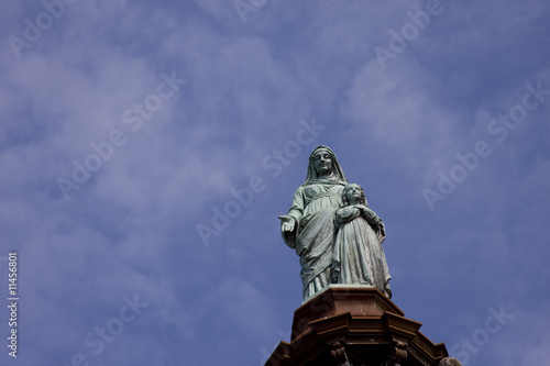 Obraz na płótnie Statue de sainte Anne w salonie