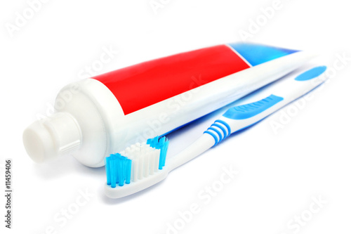 Toothpaste And Tooth Brush