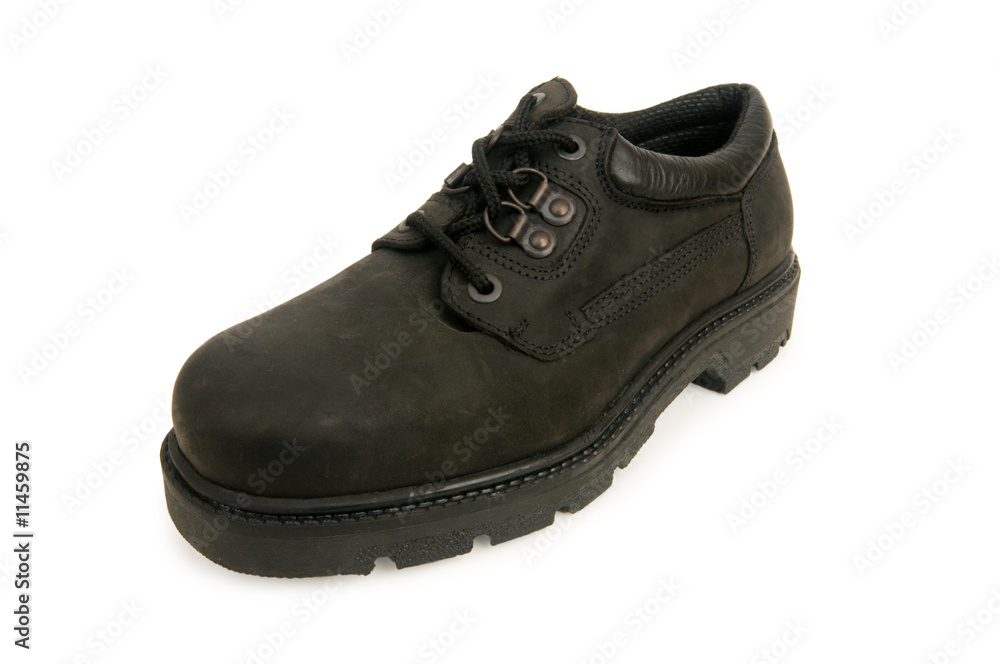 Heavy duty boots isolated on the white background Heavy duty boots isolated on the white background