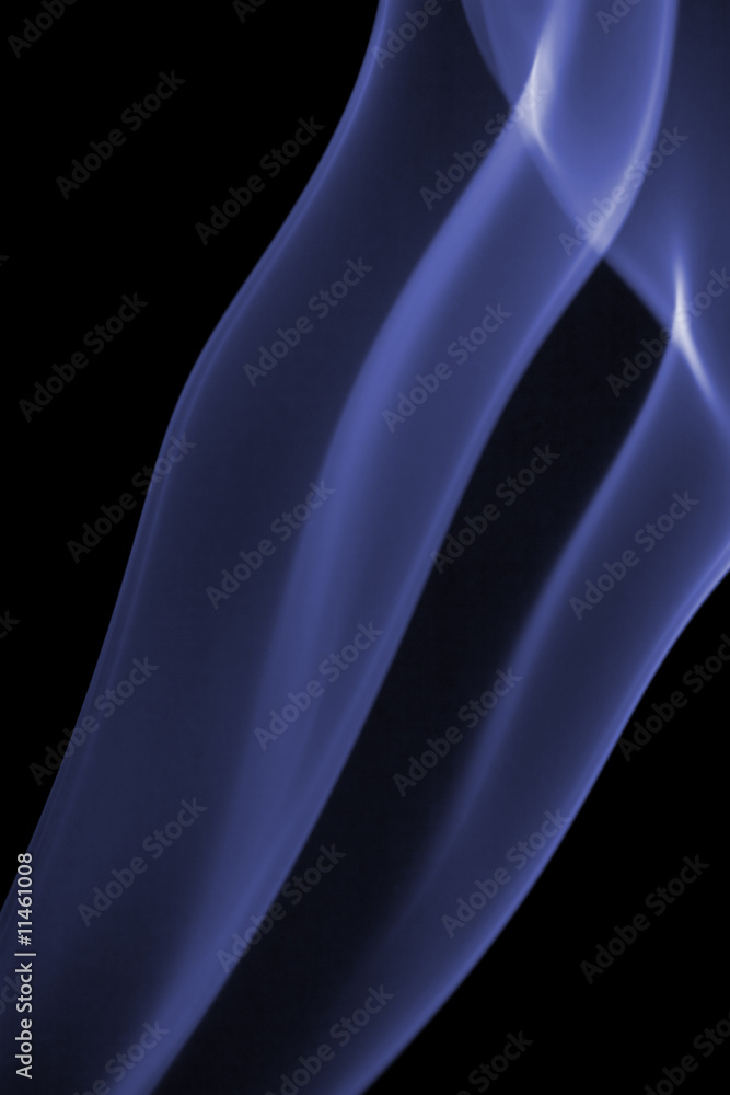 Naklejka premium abstract blue smoke background