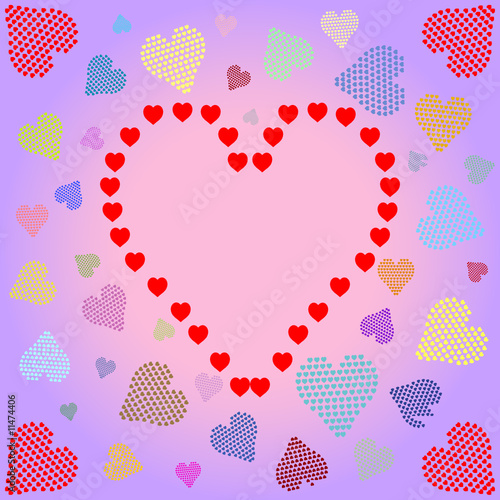 Heart background