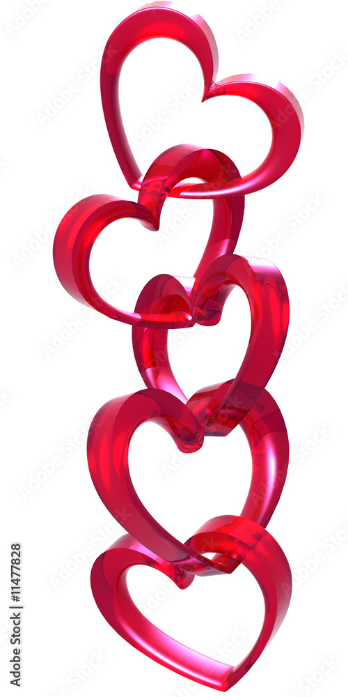 Obraz premium Valentine's Chain