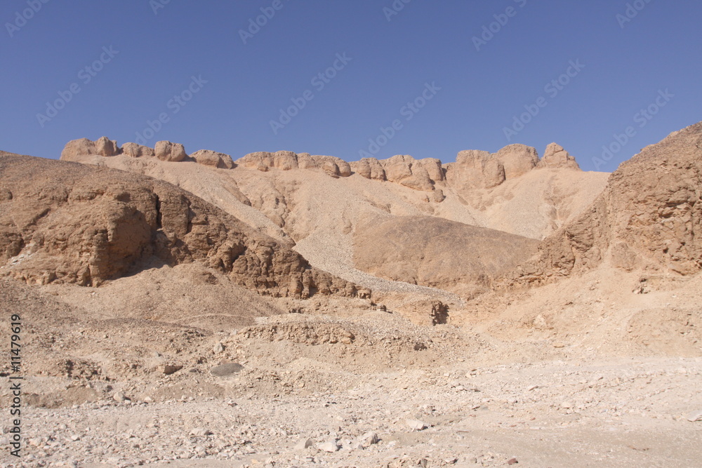 paysage vallée des rois egypte