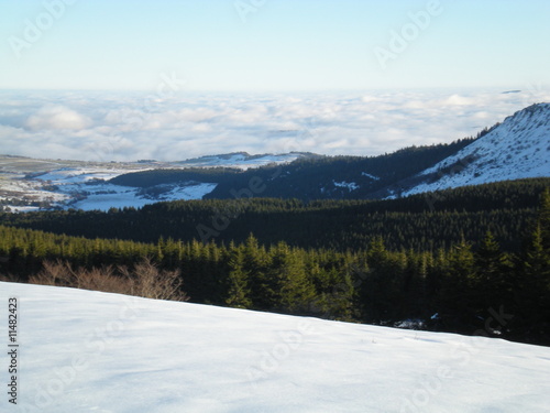 Mer de nuages à la montagne