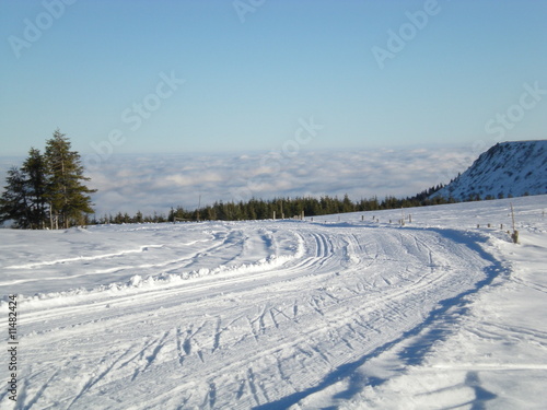 Ski de fond et mer de nuages