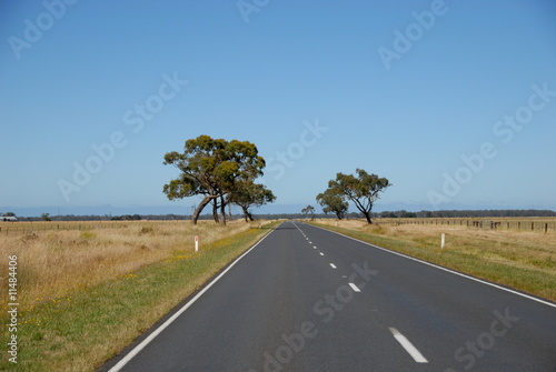 Obraz na plátně Princes Highway dans l'outback en Australie