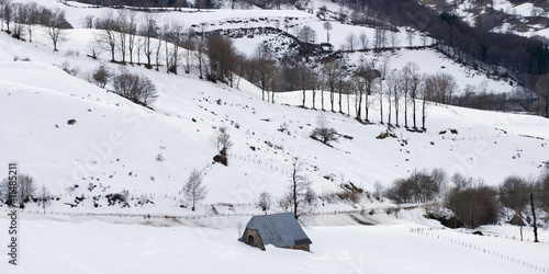 Wallpaper Mural Chalet dans une vallée du Cantal Torontodigital.ca