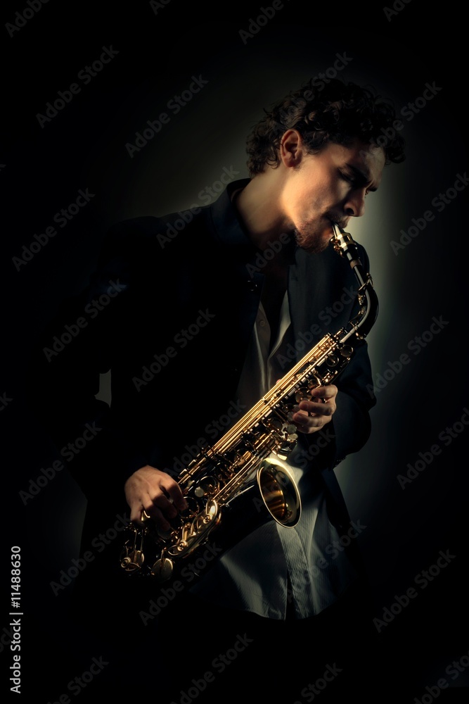 Naklejka premium sax