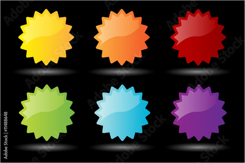 Presentation Star Callout Graphics