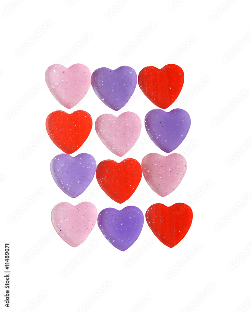 Obraz premium Patterned Hearts