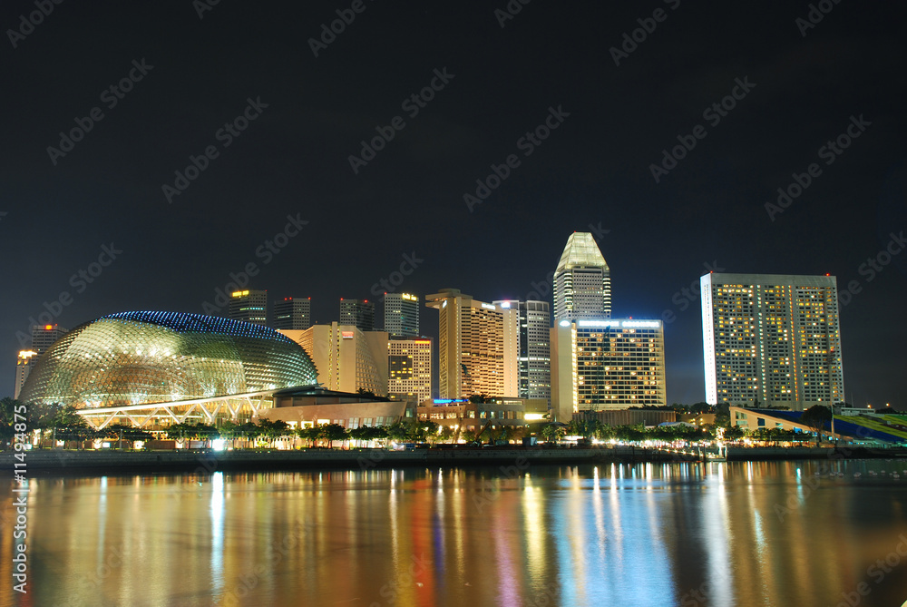 Singapore City at Night