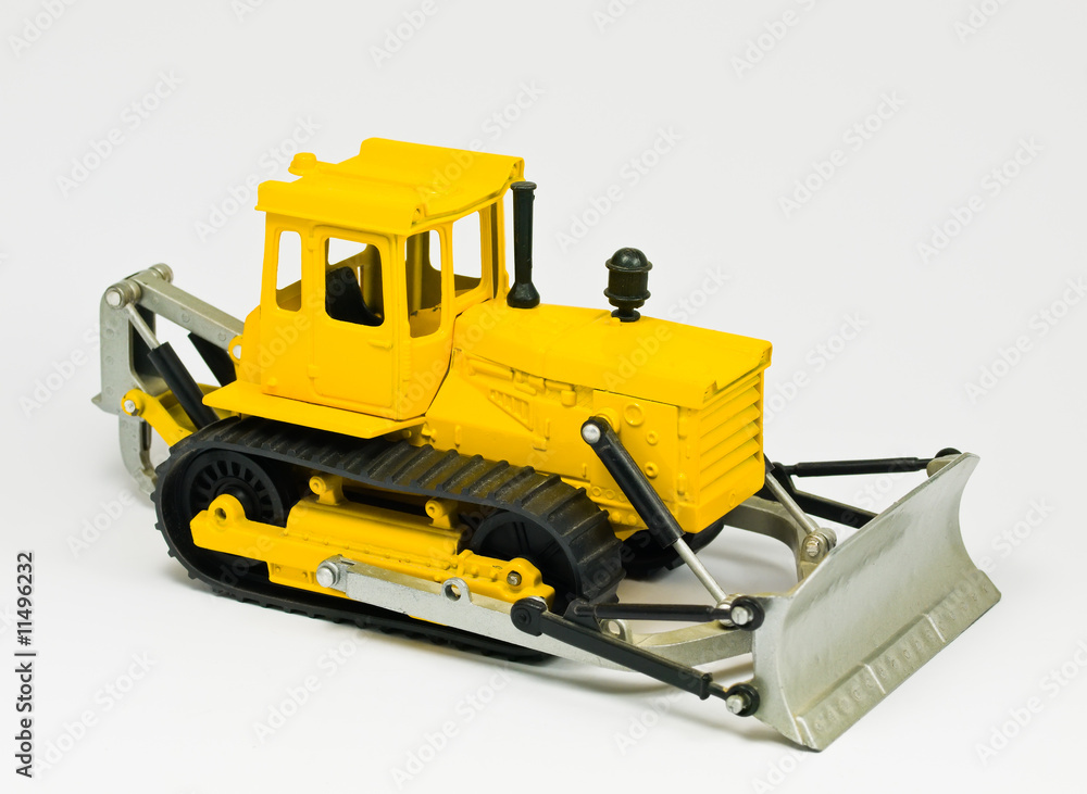 Fototapeta premium Toy bulldozer