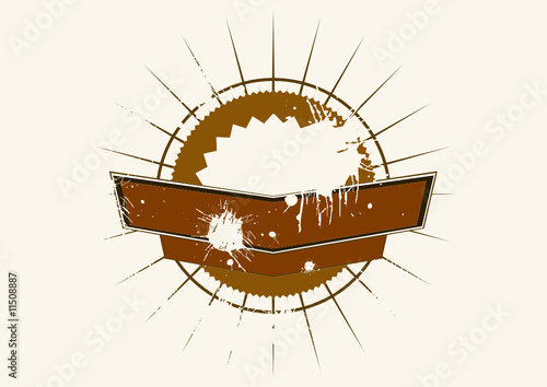 logo zeichen grunge
