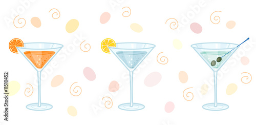 Obraz na plátně coctails