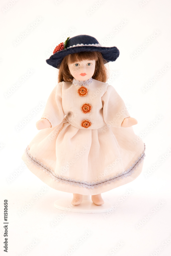 Toy porcelain doll