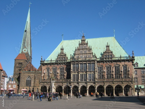 Bremer Marktplatz und Rathaus