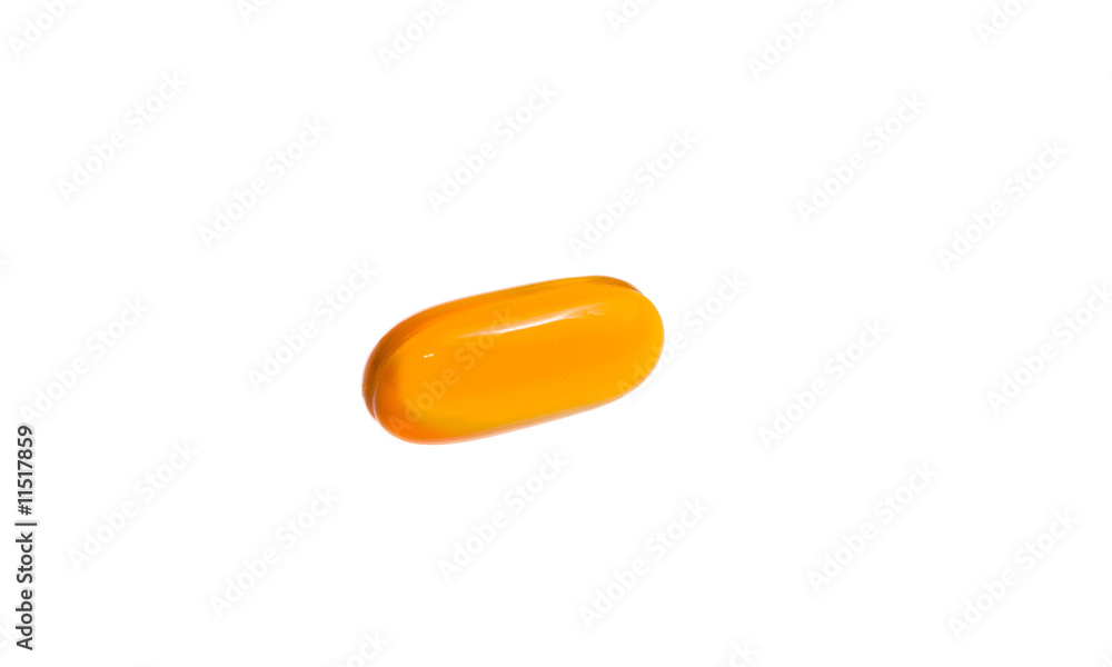 Capsules on white background Capsules on white background