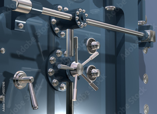 Bank Vault Close up