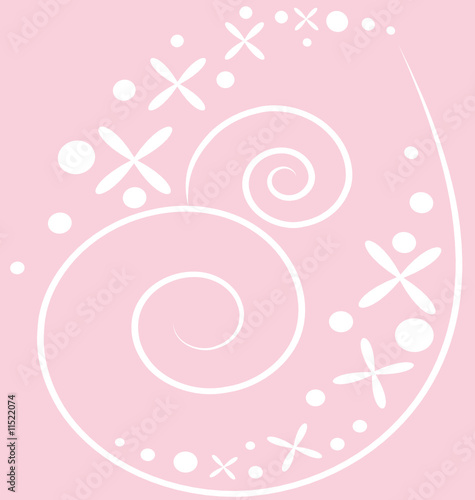 Pink swirl background