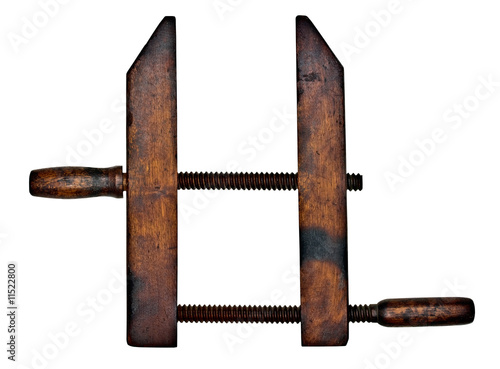 Wall Mural vintage clamp