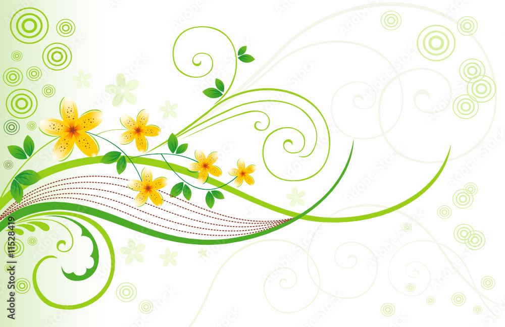 Spring and Summer Background.