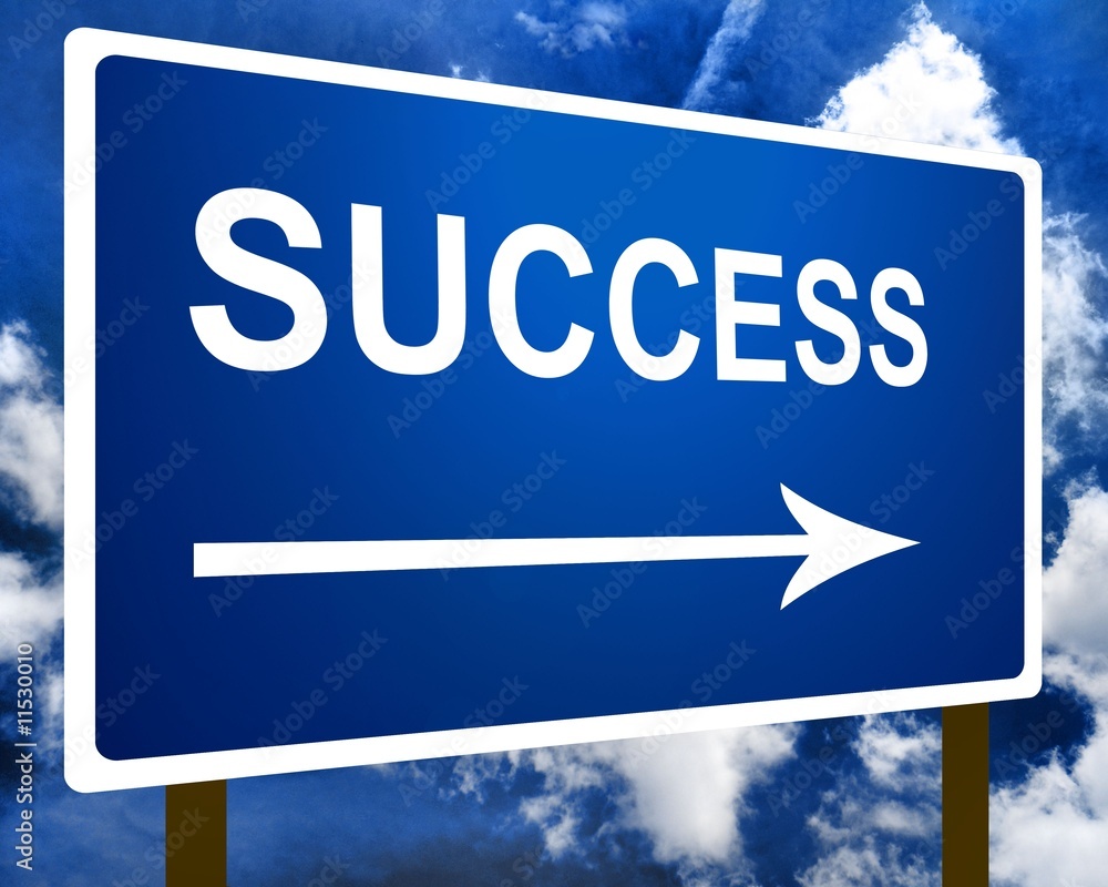 Fototapeta premium Success sign