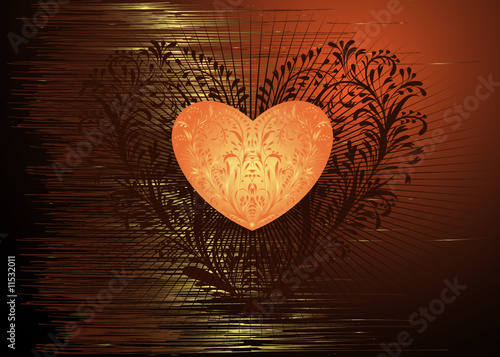 Abstrakte Valentine