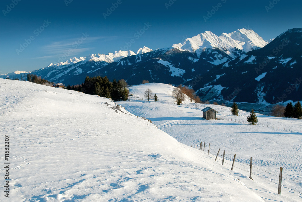Tiroler Alpen - Winterwanderweg