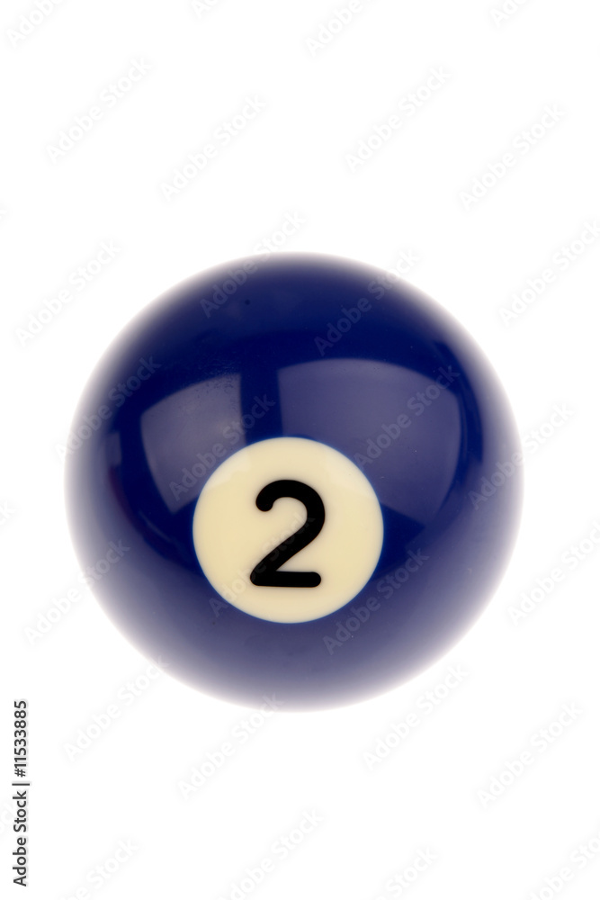 Number two billiard ball Number two billiard ball