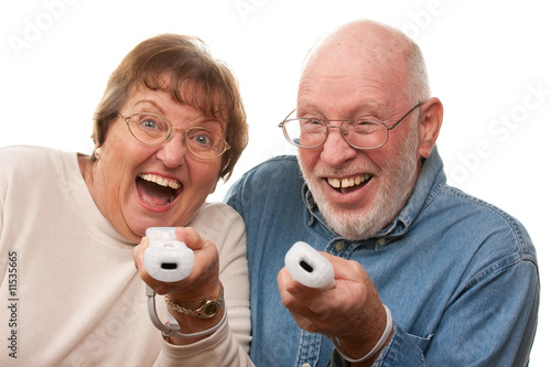 Active Senior Couple Play V...