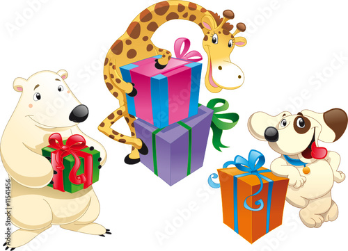 Animals and gifts