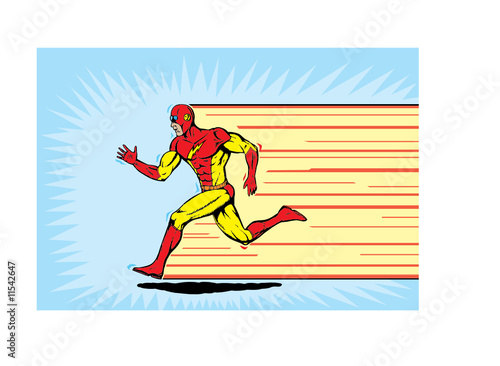 Superhero runner