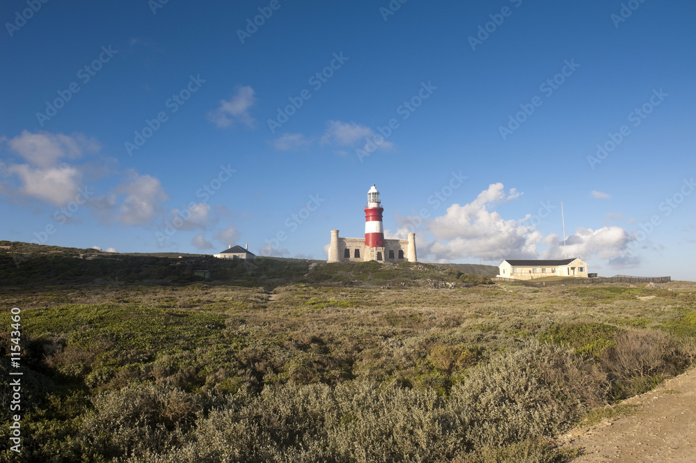 Lighthouse of Cape Agulhas, South Africa.