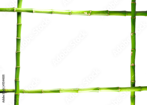 Fototapeta Naklejka Na Ścianę i Meble -  bamboo frame isolated